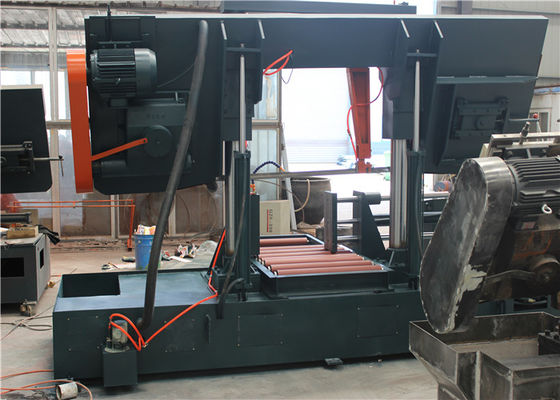 Horizontal 3kw Cutting 300mm Diameter Semi Automatic Bandsaw Machine